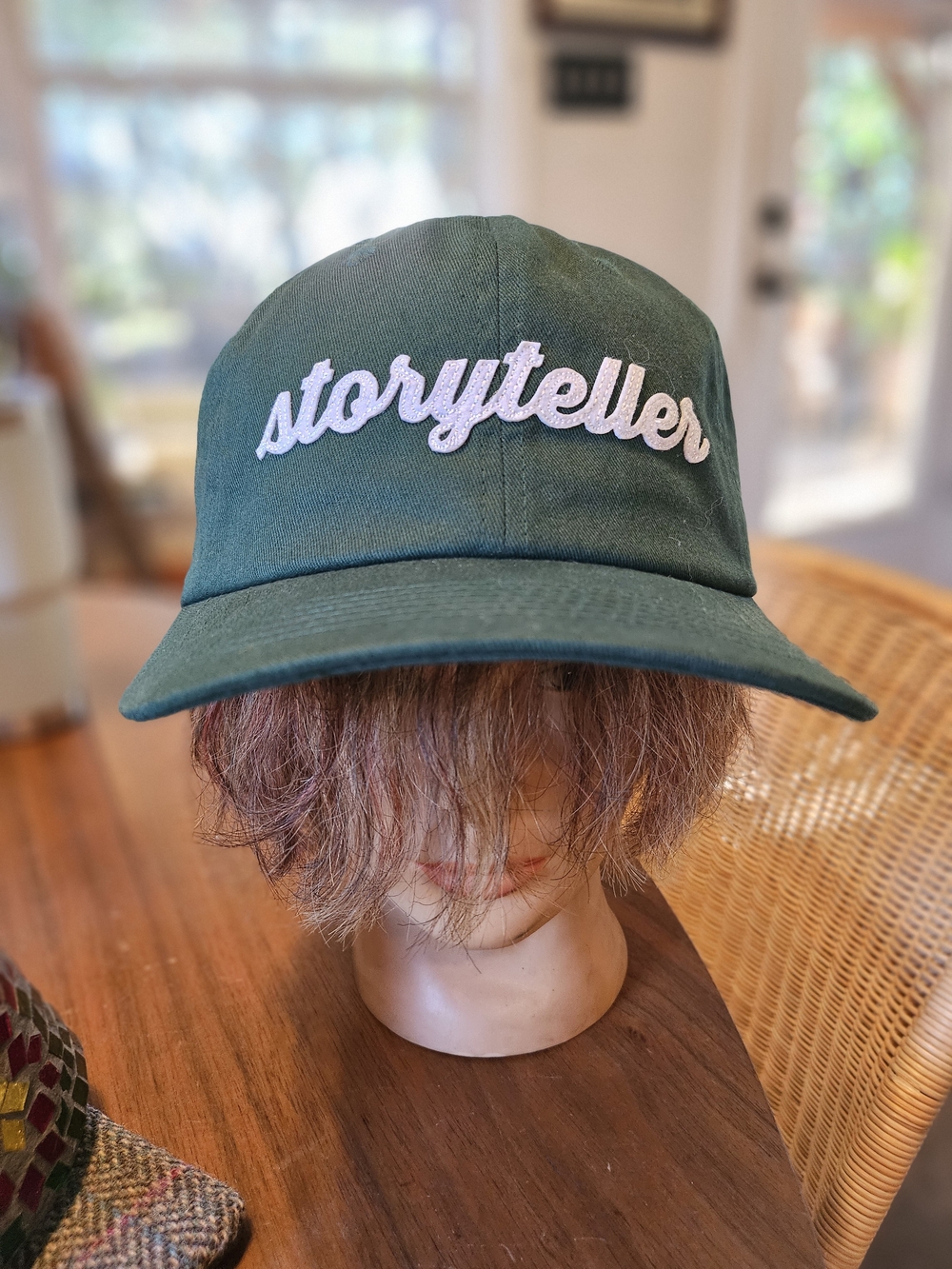 Brist Ghostranch The Art Of Storytelling "Storyteller" Green Cotton Hat Cap
